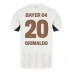 Bayer Leverkusen Alejandro Grimaldo #20 Borte Drakt 2024-25 Kortermet